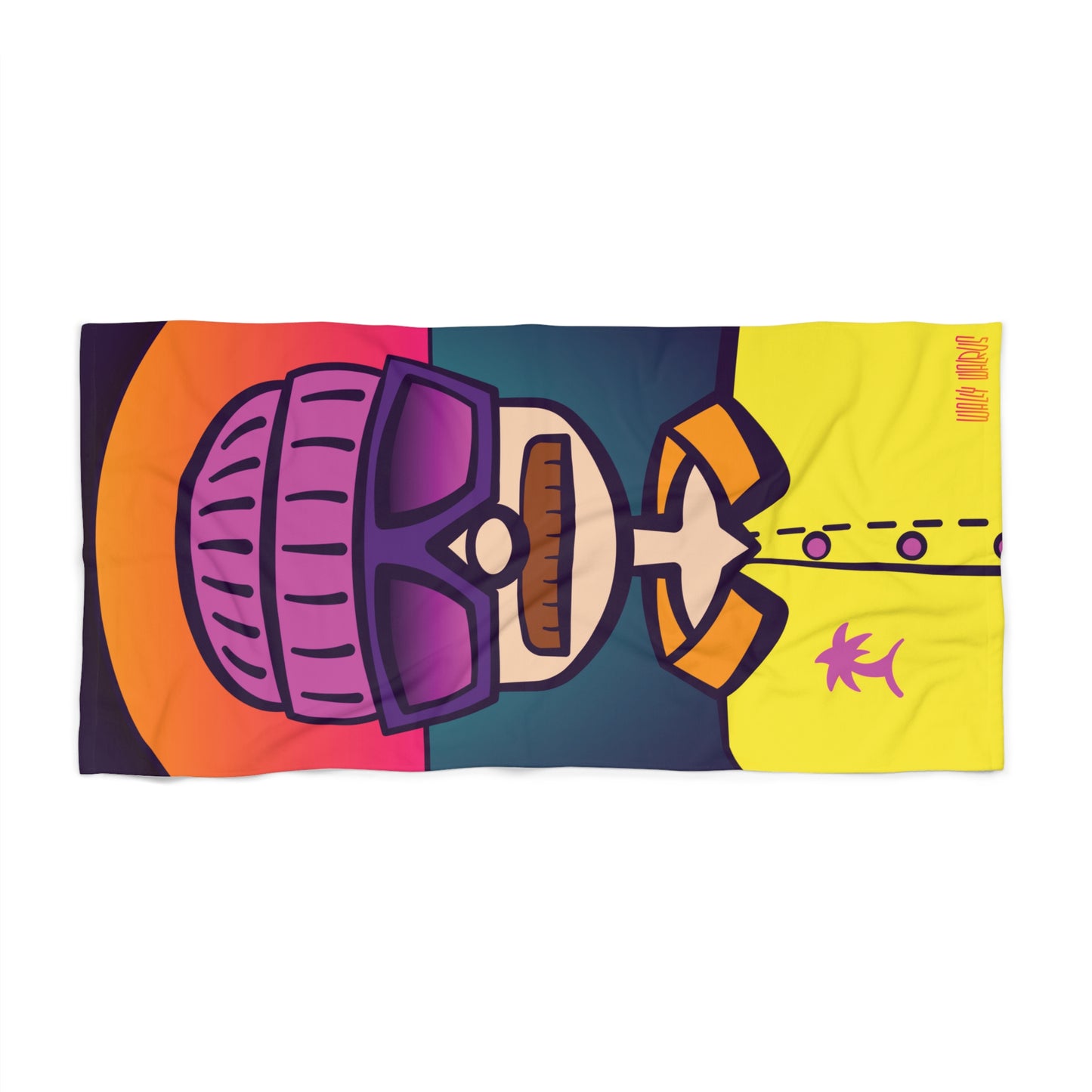 FROG SQUAD (DUDE) - Beach Towel