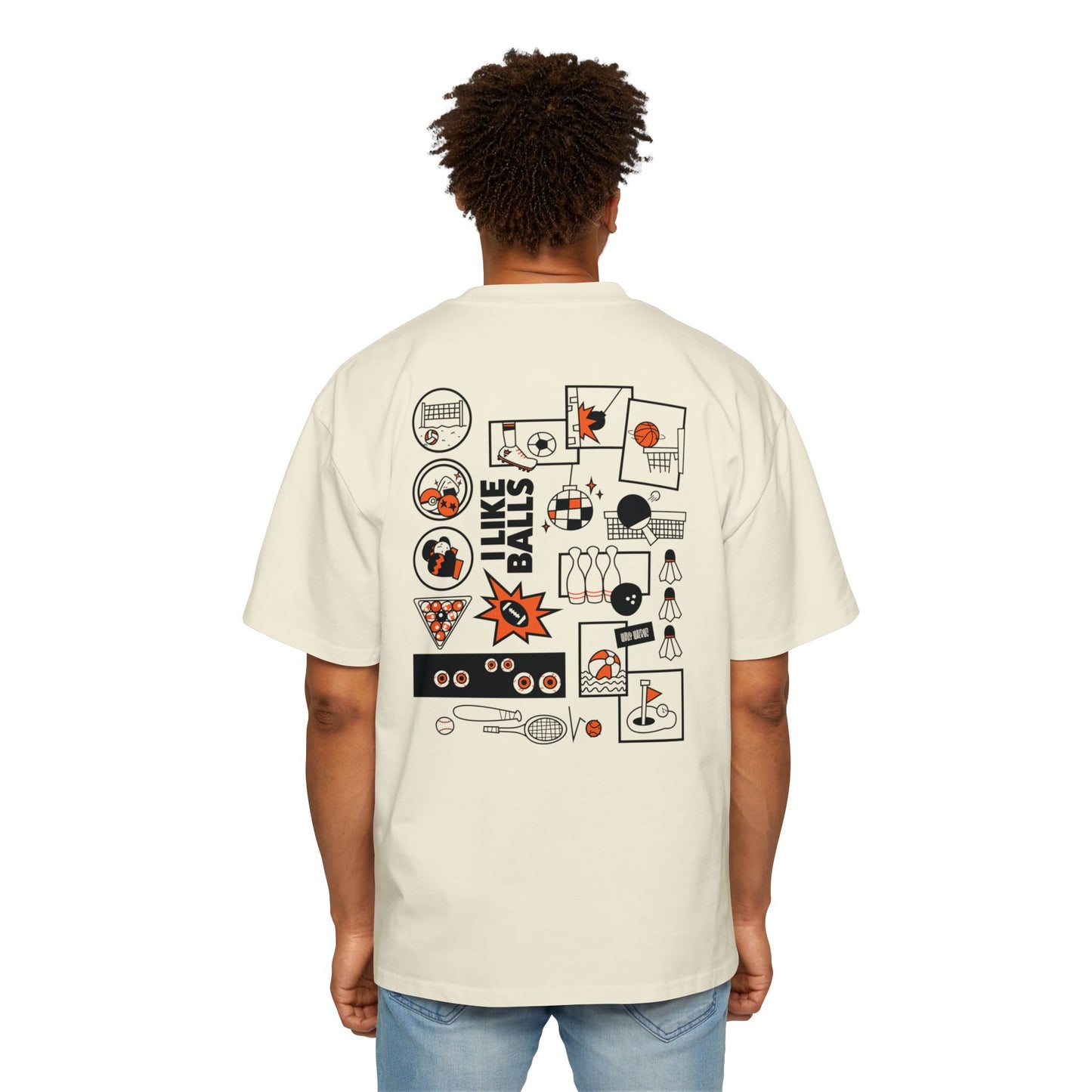 I LIKE BALLS - Oversized Tee