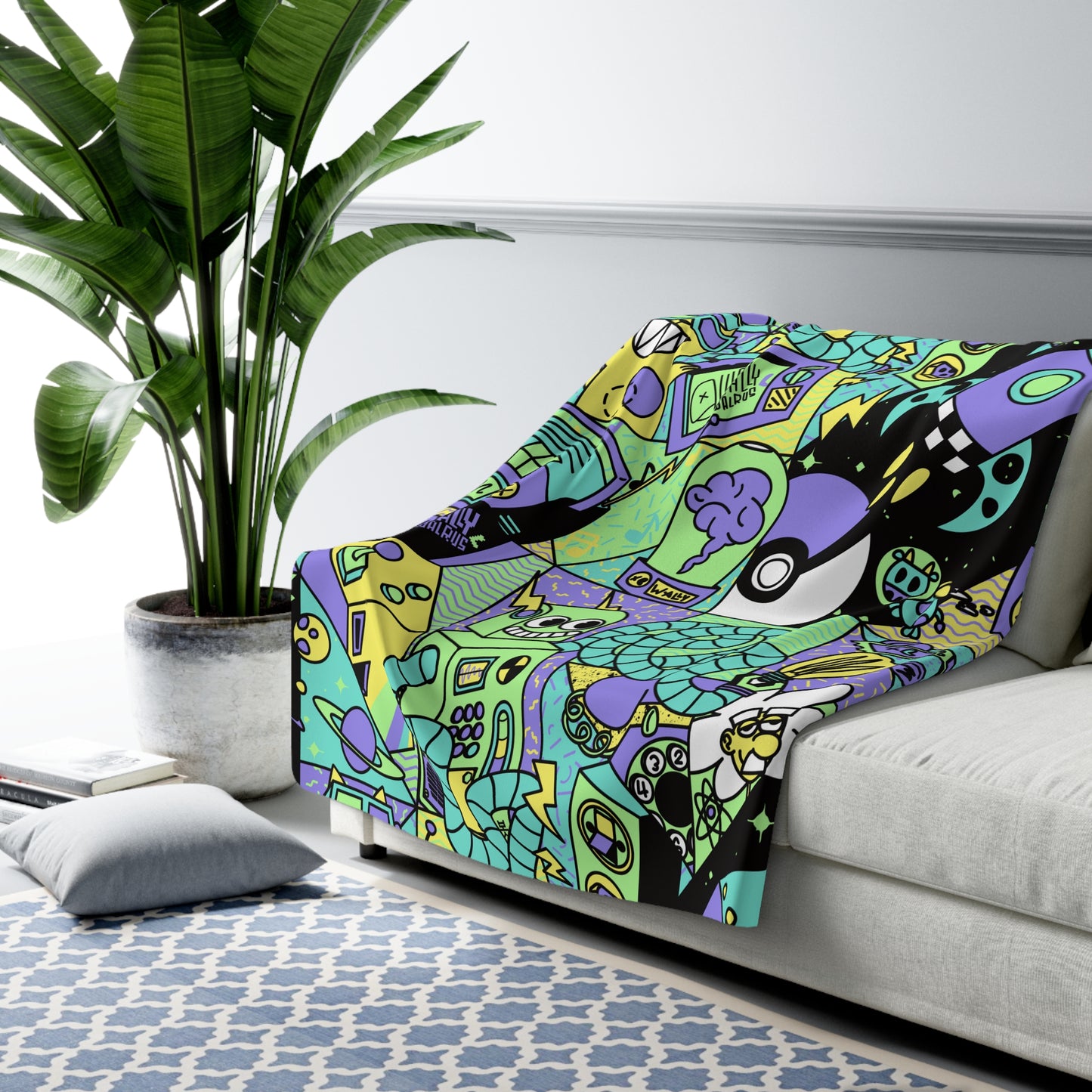 SCIENTIFICALLY INCORRECT (PASTEL) - Sherpa Fleece Blanket