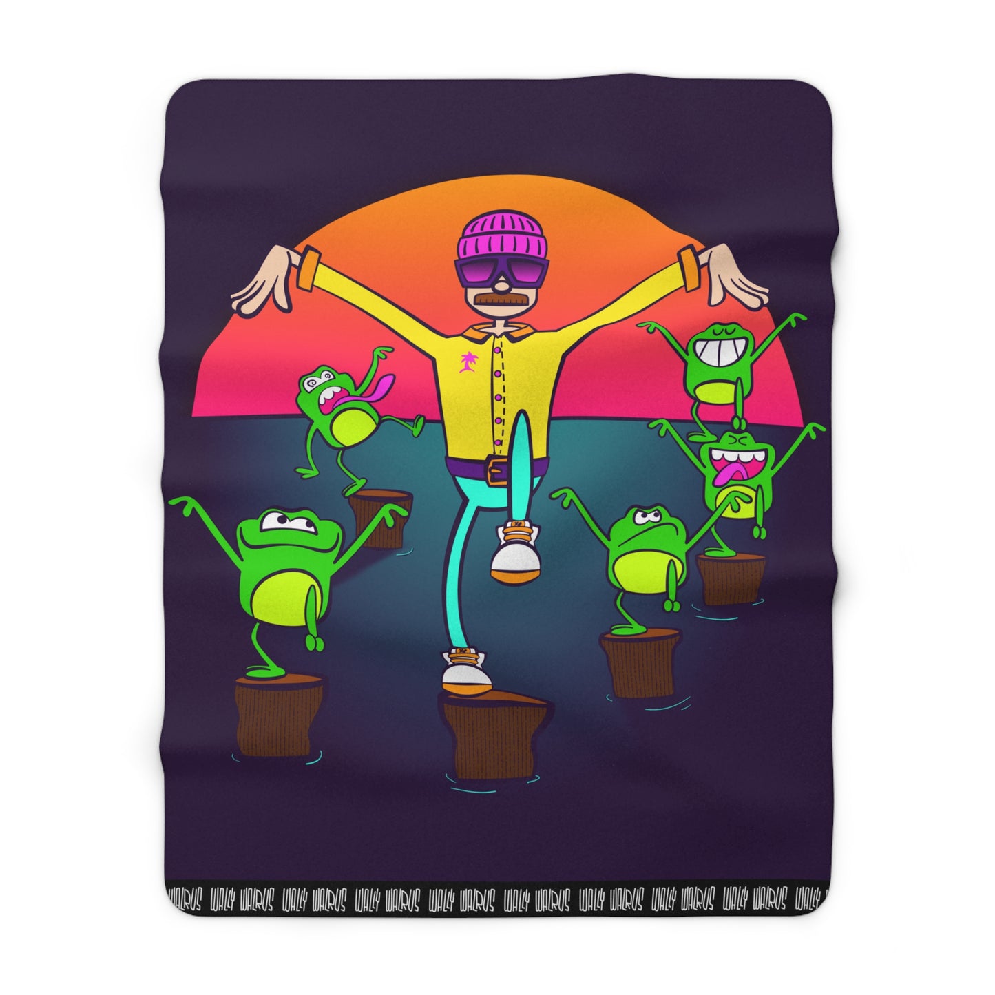 FROG SQUAD - Sherpa Fleece Blanket