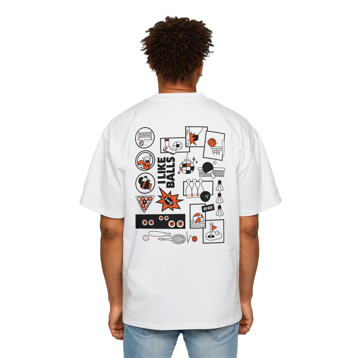 I LIKE BALLS - Oversized Tee