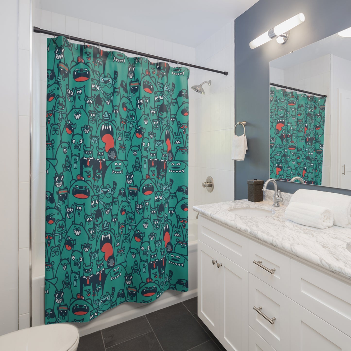 BEAR AFFAIR - Shower Curtain