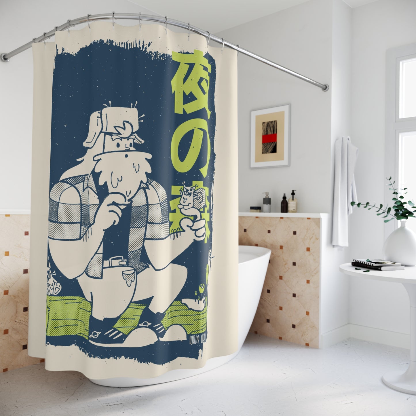 MILO MOREWOOD - Shower Curtain