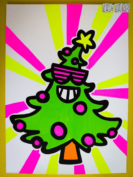 XMAS Tree - Malerei (DIN A5)