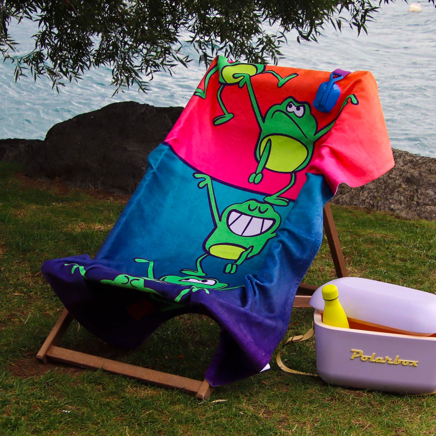 Frog Squad - Frogs - Beach Towel